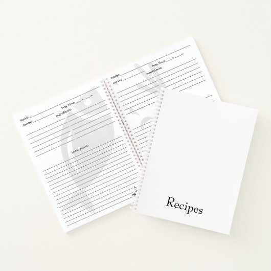 Creëer uw eigen gepersonaliseerde recept notitieboek (Binnen)