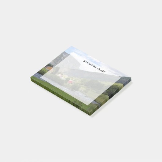 Creëer uw eigen gepersonaliseerde reisfoto post-it® notes (Schuin)