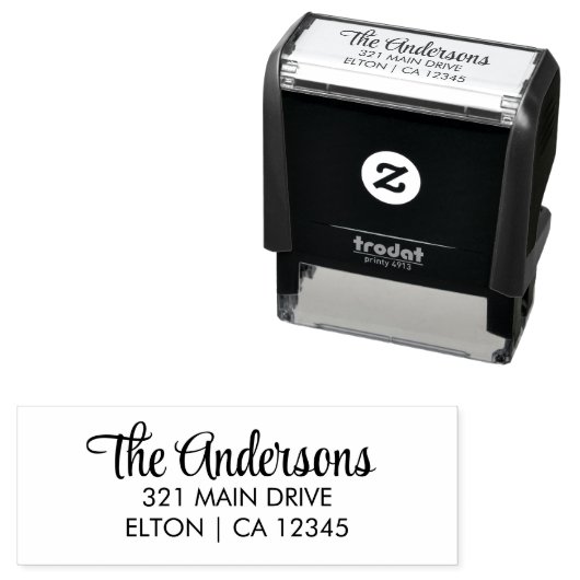 Creëer uw eigen gepersonaliseerde retouradres  zelfinktende stempel (In situ)