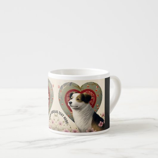 Creëer Uw Eigen Gepersonaliseerde Tekst van de Dou Espresso Kop (Voorkant rechts)