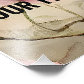 Creëer Uw Eigen Gepersonaliseerde Tekst van de Dou Foto Afdruk (Hoek)