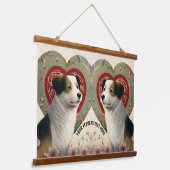 Creëer Uw Eigen Gepersonaliseerde Tekst van de Dou Hangend Wandkleed (Gebogen)