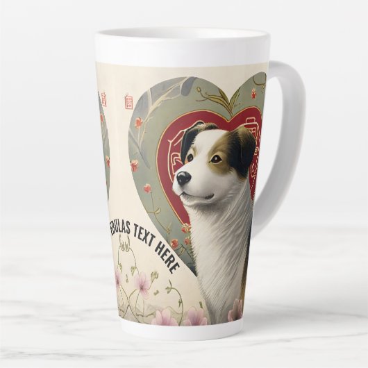 Creëer Uw Eigen Gepersonaliseerde Tekst van de Dou Latte Mok (Rechterhoek)