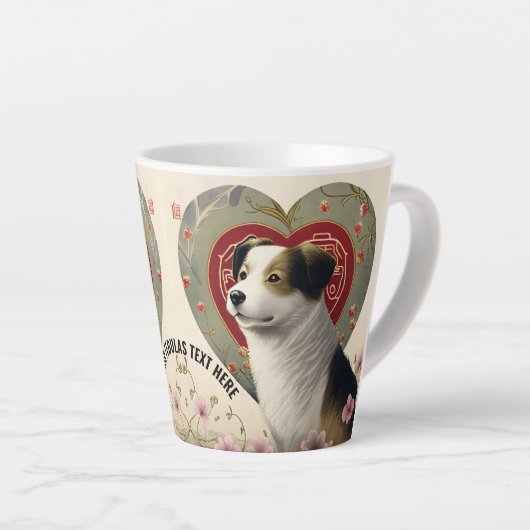 Creëer Uw Eigen Gepersonaliseerde Tekst van de Dou Latte Mok (Rechterhoek)