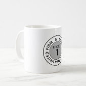 Creëer Uw eigen gepersonaliseerde tekst van het FO Koffiemok (Voorkant links)