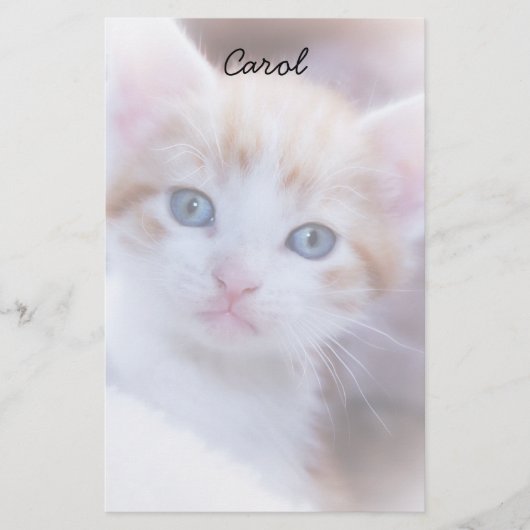 Creëer Uw eigen gepersonaliseerde twee foto briefp Briefpapier (Voorkant)