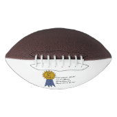 Creëer uw eigen gepersonaliseerde Vaderdag-cadeau American Football (Voorkant)