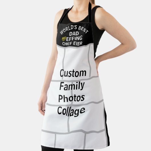 Creëer Uw eigen gepersonaliseerde Vaderdag Foto AP Schort (Insitu)