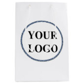 Creëer Uw eigen gepersonaliseerde Voeg uw Logo toe Medium Cadeauzakje (Voorkant)