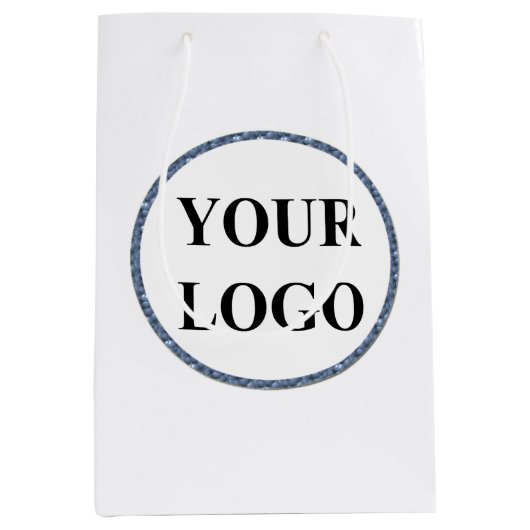 Creëer Uw eigen gepersonaliseerde Voeg uw Logo toe Medium Cadeauzakje (Voorkant)