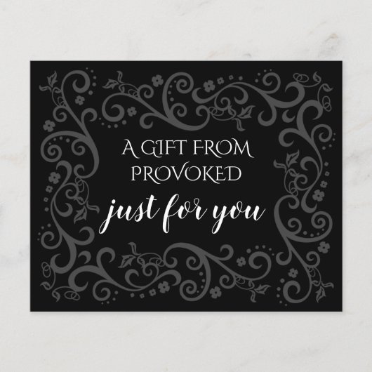 Creëer Uw eigen geschenk marketing geschenk invoeg Flyer (Voorkant)