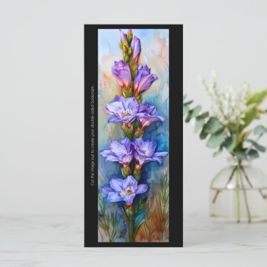 Creëer Uw eigen geschilderde Gladiolus Bladwijzer  (Staand voorkant)