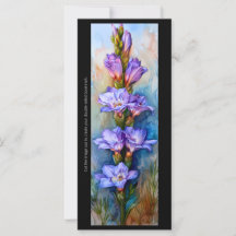 Creëer Uw eigen geschilderde Gladiolus Bladwijzer 