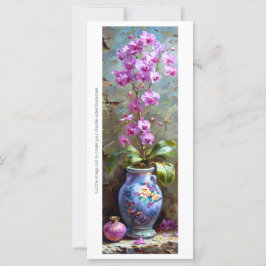 Creëer Uw eigen geschilderde Orchids Vaas Bladwijz