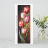 Creëer Uw eigen geschilderde Parrot Tulips Bladwij (Staand voorkant)