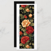 Creëer Uw eigen geschilderde  Rozen Bladwijzer (Voorkant / Achterkant)