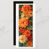 Creëer Uw eigen geschilderde Sinaasappel bloemen B (Voorkant / Achterkant)