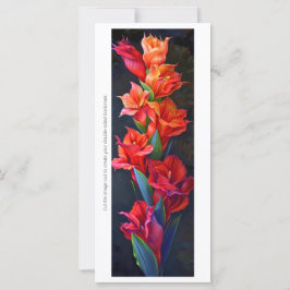 Creëer Uw Eigen Geschilderde Vlam Gladiolus Bladwi