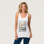Creëer-Uw eigen gesegmenteerd fotogeheugen Tanktop (Volledige Voorkant)