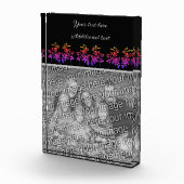 Creëer Uw eigen gestencild Rozen gepersonaliseerd Fotoblokken (Rechts)