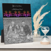 Creëer Uw eigen gestencild Rozen gepersonaliseerde Fotoplaat (Zijkant)