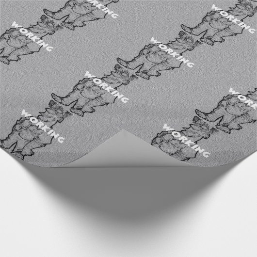 Creëer Uw eigen geweldige overuren Cadeaupapier (Hoek)