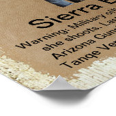 Creëer Uw eigen Gezocht Poster (Hoek)