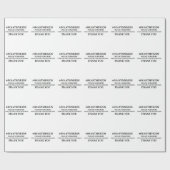 Creëer uw eigen glanzende omlooppapier cadeaupapier (Vlak)