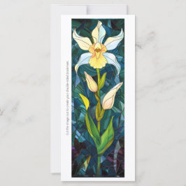 Creëer Uw eigen Glas in lood Daffodil Bladwijzer