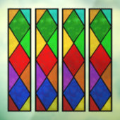 Creëer Uw eigen Glas in lood Effect Vensterrand Raamsticker (Vel 3)