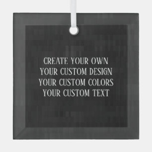 Creëer Uw eigen. Glas Ornament