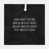 Creëer Uw eigen. Glas Ornament (Achterkant)