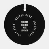 Creëer Uw eigen Glas Ornament (Achterkant)