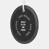 Creëer Uw eigen Glas Ornament (Voorkant links)