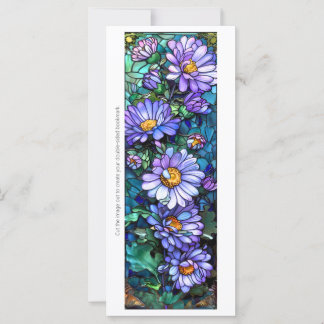 Creëer Uw Eigen Glas Paarse Gerberas Bladwijzer