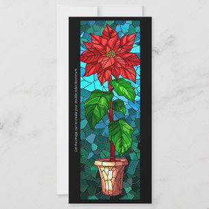 Creëer Uw Eigen Glas Rode Poinsettia Bladwijzer Ka