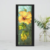 Creëer Uw eigen glasgeel Hibiscus Bladwijzer (Staand voorkant)
