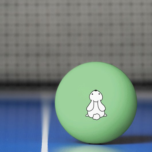 Creëer Uw eigen gloed in het donkergroene konijn Pingpongbal (Net)