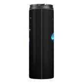 Creëer Uw eigen gloeiend blauw waterhart Thermosbeker (Achterkant)