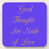 Creëer uw eigen goede ideeën met liefde bier onderzetter (Voorkant)