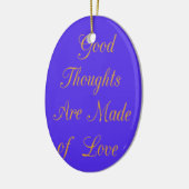 Creëer uw eigen goede ideeën met liefde keramisch ornament (Links)