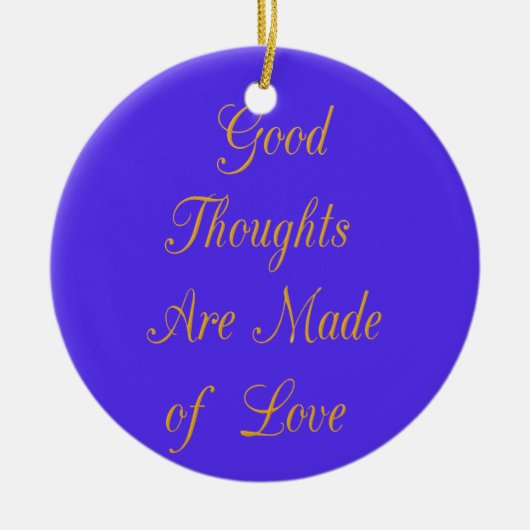 Creëer uw eigen goede ideeën met liefde keramisch ornament (Voorkant)