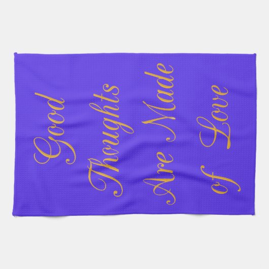 Creëer uw eigen goede ideeën met liefde theedoek (Horizontaal)