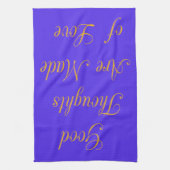 Creëer uw eigen goede ideeën met liefde theedoek (Verticaal)