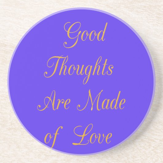 Creëer uw eigen goede ideeën met liefde zandsteen onderzetter (Voorkant)