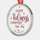 Creëer Uw eigen Goede Tidings Comfort & Joy Metalen Ornament (Links)
