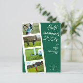 Creëer uw eigen golf vakantie foto Briefkaart (Staand voorkant)