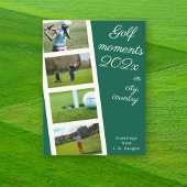 Creëer uw eigen golf vakantie foto Briefkaart