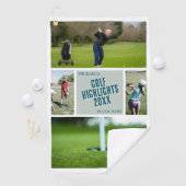 Creëer uw eigen golffoto Golf Handdoek (Insitu)