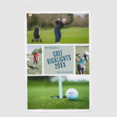 Creëer uw eigen golffoto Golf Handdoek (Voorkant)